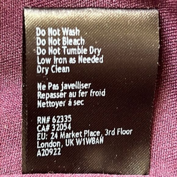 BHLDN Jones Dress in Plum Size 12 NWT - Picture 12 of 12